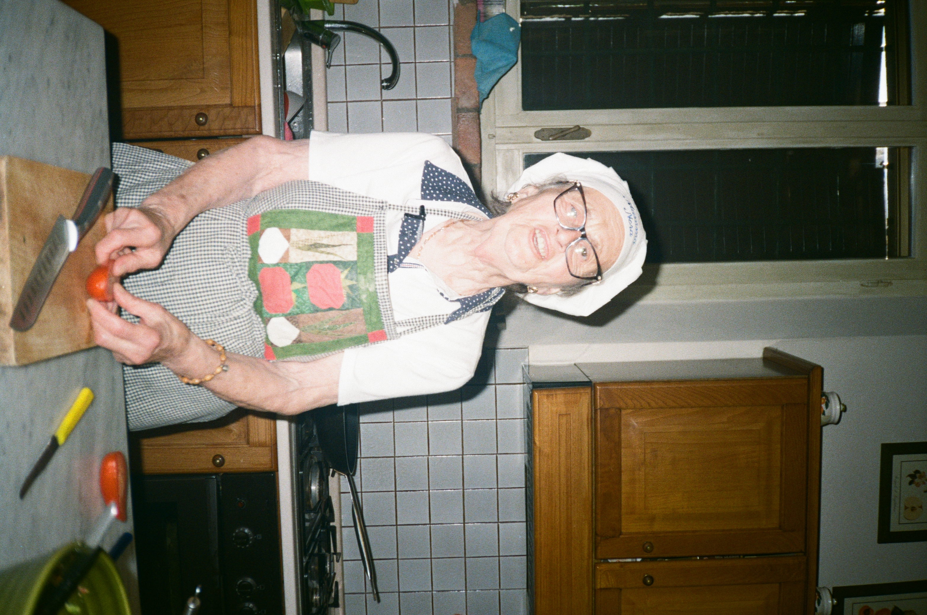 Nonna in kitchen